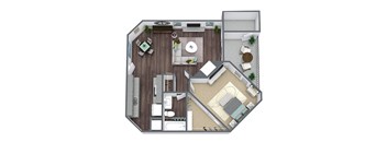 A1 Floor Plan 1x1