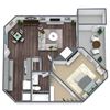 A1 Floor Plan 1x1