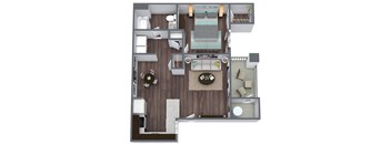 Vitality (A1) Floor Plan, 1-Bed 1-Bath, 692 SQFT at Harmony at Surprise, Surprise, 85379