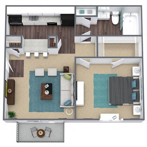 A1 Floorplan 3D Image