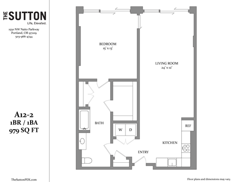 a floor plan of a bedroom apartment