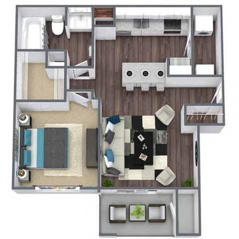 A1R 3D Floor Plan