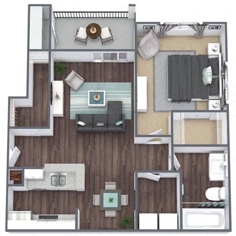 A1R 3D Floor Plan