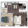 A1 Floor Plan 3D Image