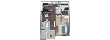 A1 3D Floor Plan Image