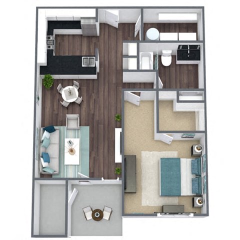 A1 3D Floor Plan Image