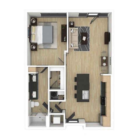 Scottsdale A1 3D Floor Plan