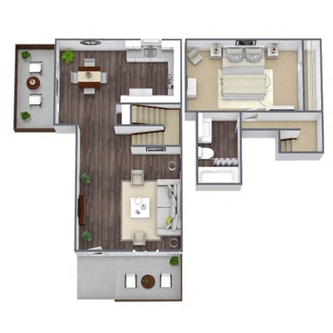 A1 TH floor plan
