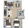 A2 3D Floor Plan Image