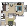 A2 Floorplan 3D Image