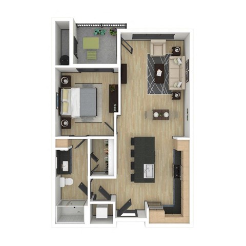 Scottsdale A2 3D Floor Plan