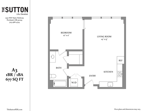 a floor plan of a bedroom apartment