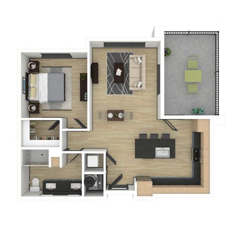 Scottsdale A3 3D Floor Plan
