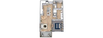 A4, 1x1, 809 sqft.