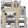 A4 3D Floor Plan Image