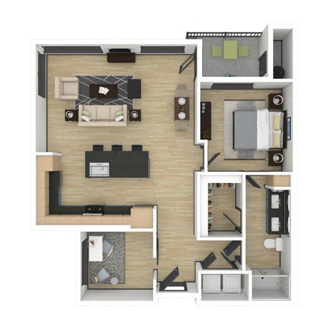 Scottsdale A4 3D Floor Plan