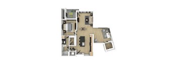 Scottsdale A5 3D Floor Plan
