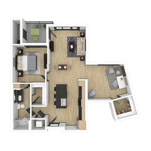 Scottsdale A5 3D Floor Plan
