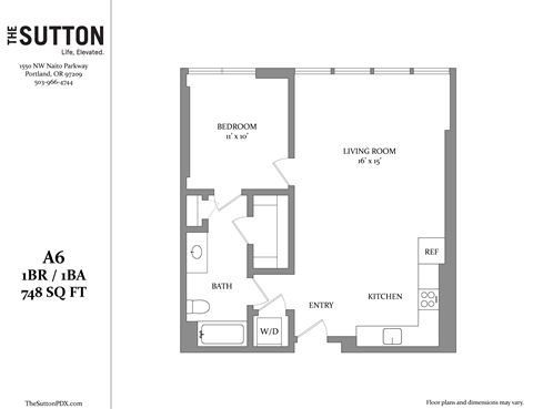 a floor plan of a bedroom apartment