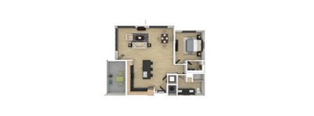 1 bedroom 1 bathroom floor plan