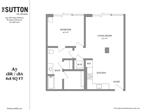 a floor plan of the suite