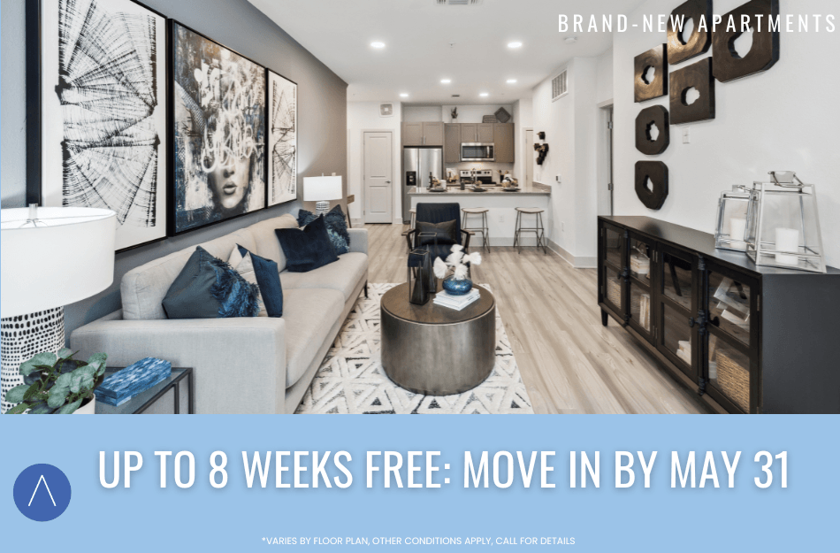 up to 8 weeks free move in by may 31 to a new home