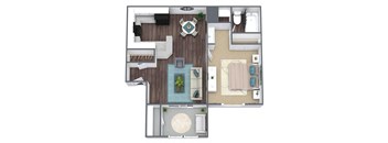 Amicalola 3D floor plan