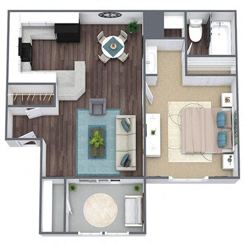 Amicalola 3D floor plan