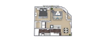 Ash 3D floor plan image