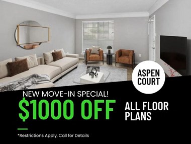 $1000 off new move in special