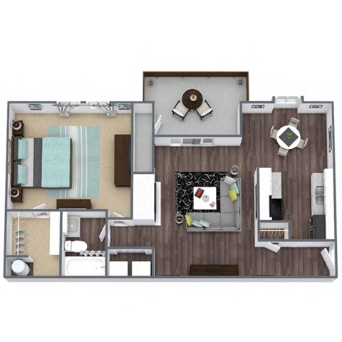 Autumn Wind 1-Bed 1-Bath 779 SQFT