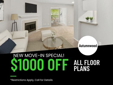 $1000 new move-in special advertisement
