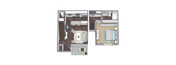 Azalea 3D Floor Plan Image