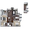 B1 3D Floor Plan Image