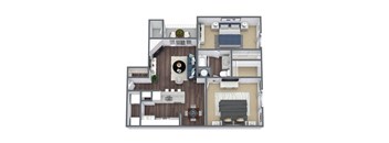 B1 3D Floor Plan Image