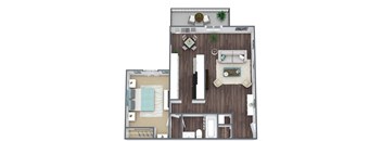 B1 3D floor plan image