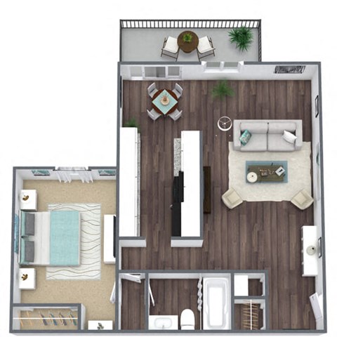 B1 3D floor plan image