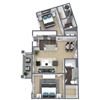 B1 3D Floor Plan Image
