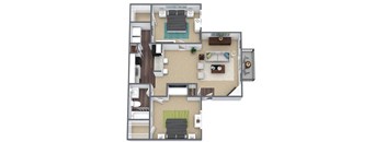 B1 Floorplan 3D Image