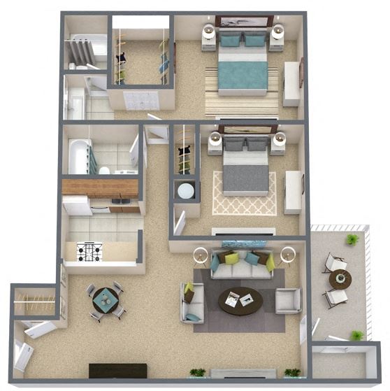 B1 Floor Plan 2x1.5