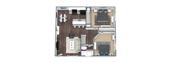 B1 Floor Plan 3D Image