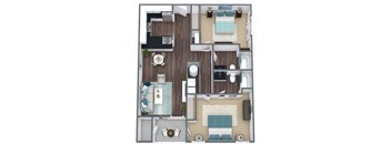 B1 3D Floor Plan Image