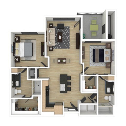 Scottsdale B1 3D Floor Plan