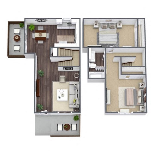 B1 TH floor plan