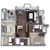 B2 3D Floor Plan Image