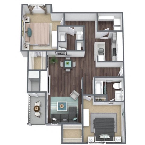 B2GR 3D Floor Plan