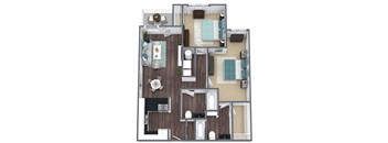 B2 3D Floor Plan Image