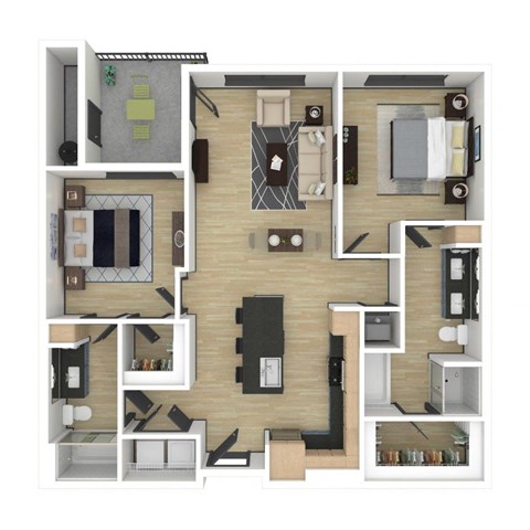 Scottsdale B2 3D Floor Plan