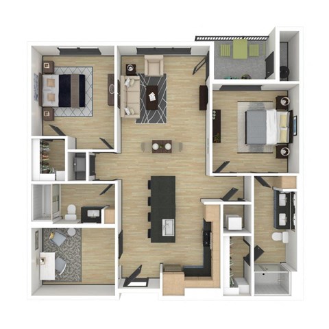 Scottsdale B3 3D Floor Plan