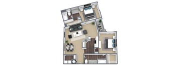 B5 3D Floor Plan Image